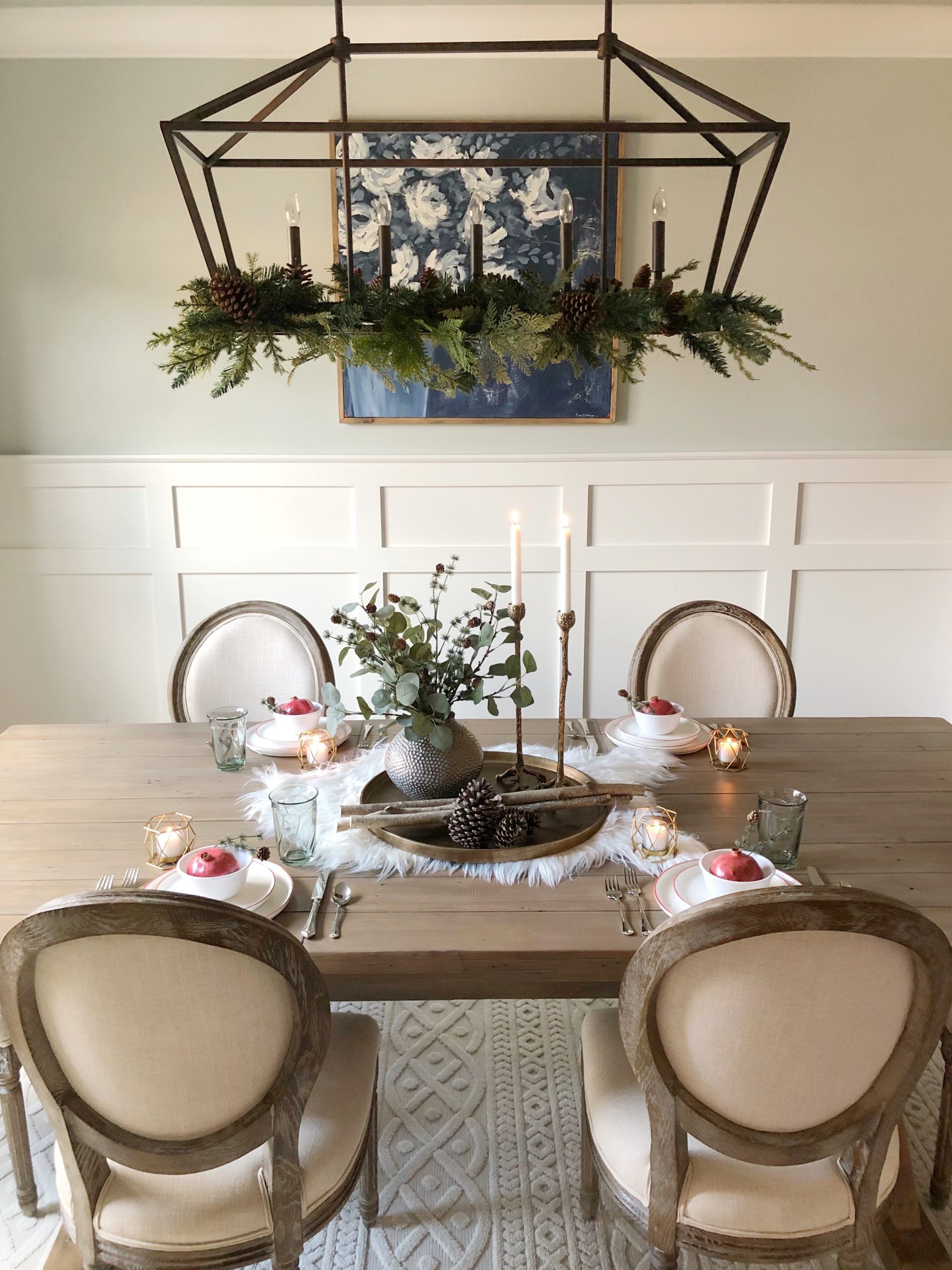 Styled Table for the Holidays from Walmart Home - Our Vintage Nest