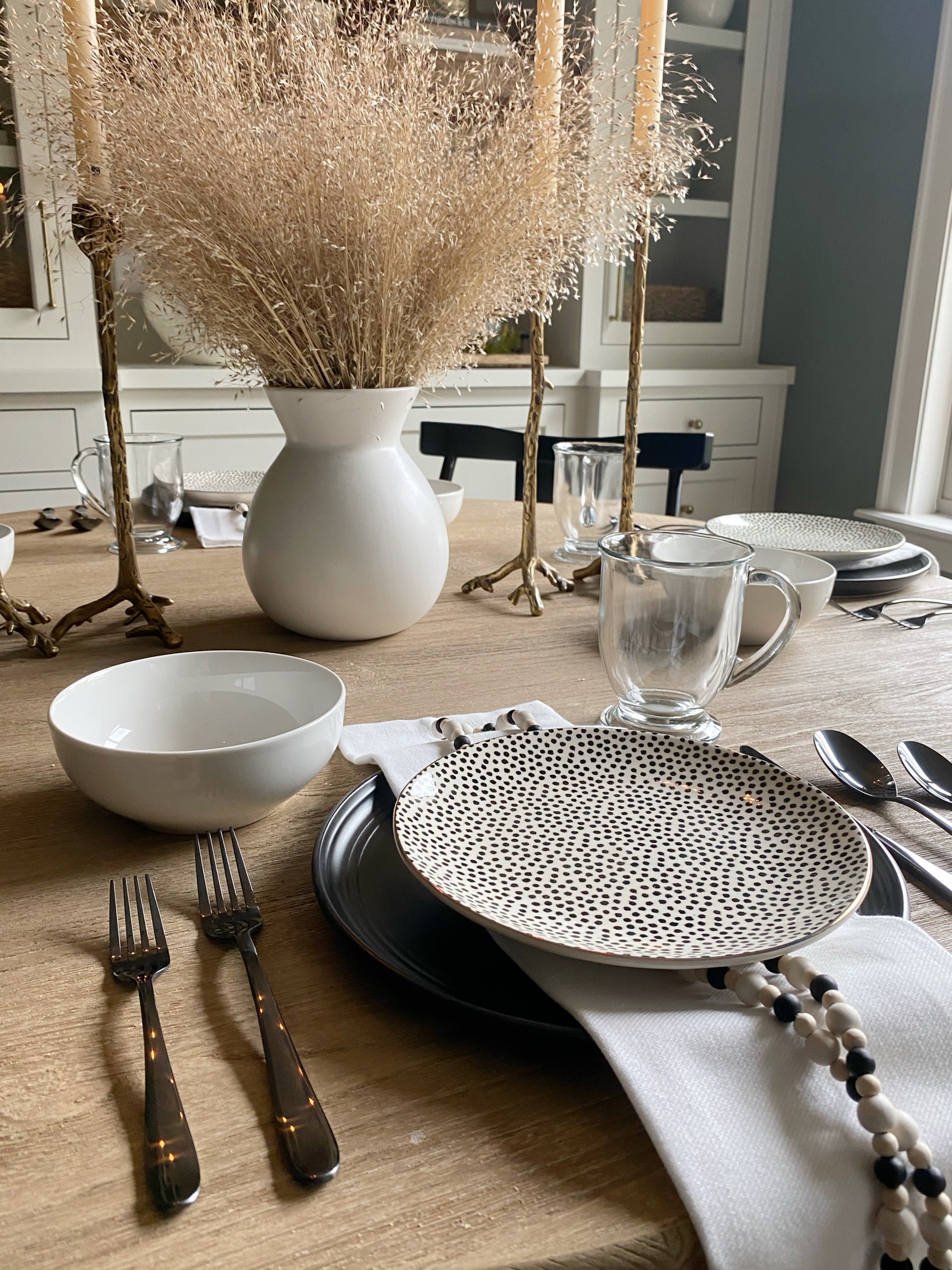 Styled Table for the Holidays from Walmart Home - Our Vintage Nest